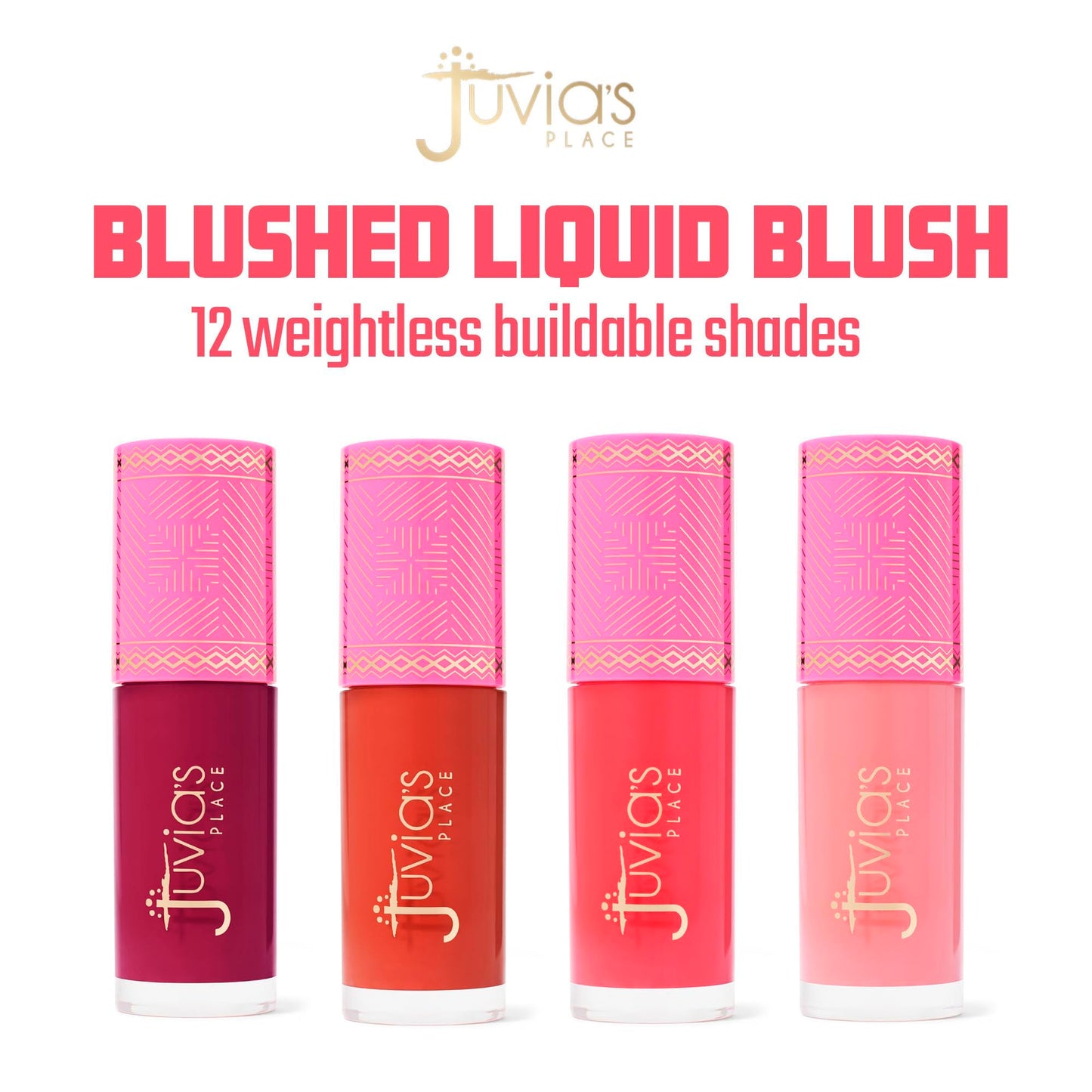 Juvia's Place Blushed Liquid Blush BarbieRose - Dewy Tint Cheeks Makeup Glow Pigment Effortless Beauty Long Lasting Cosmetics Soft Creamy Natural Beauty & Personal Care Juvia's Place
