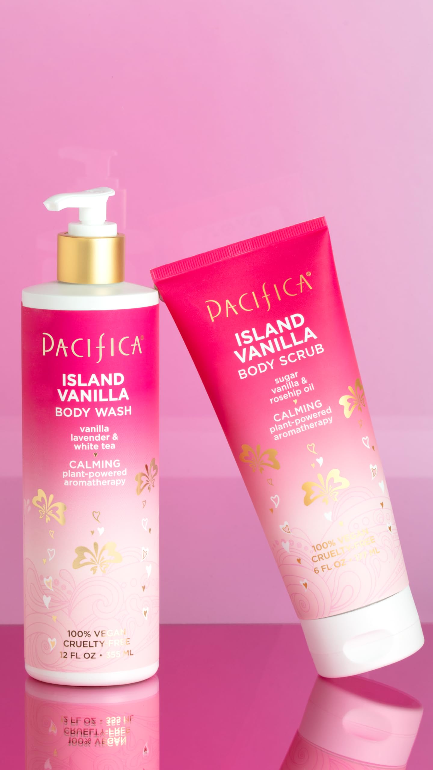 Pacifica Body Scrub - Sugar Island Vanilla Full Body Wash - Exfoliating & Moisturizing w/ Rosehip Oil - Coconut & Vanilla Scented - Clean Beauty Vegan Beauty & Personal Care Pacifica