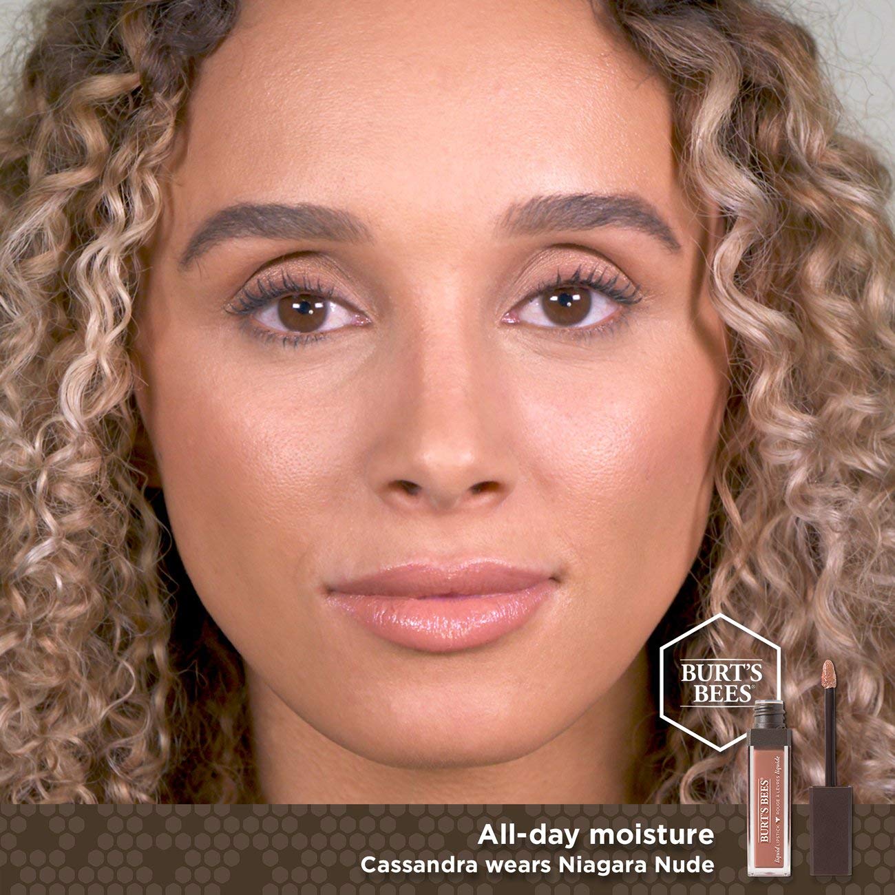 Burt's Bees 100% Natural Moisturizing Liquid Lipstick, Niagara Nude - 1 Tube Beauty & Personal Care Burt's Bees