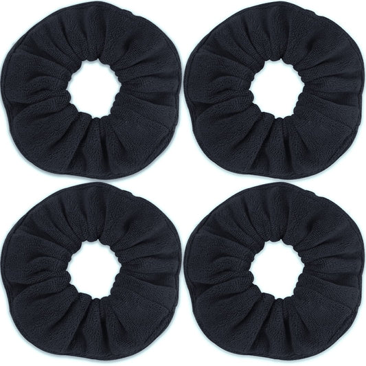 IVARYSS Super Towel Scrunchies for Drying Hair, Absorbent and Soft Microfiber for Frizz Free, Large Thick Ponytail Holder Wet Hair Accessories Beauty & Personal Care IVARYSS