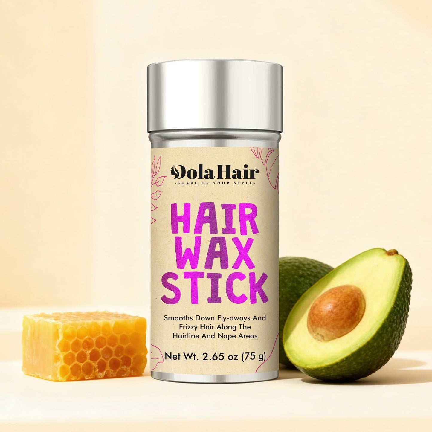 Dolahair Hair Wax Stick for Flyaways, Smoothing, and Slick Back - Hair Pomade for Women and Kids (2 Pack) Beauty & Personal Care Dolahair