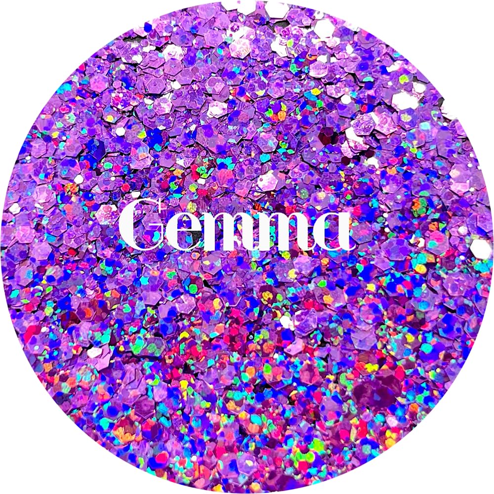 Purple Polyester Glitter | Craft Glitter | Glitter for Arts & Crafts | Tumblers | Cosmetics | Nails | Epoxy Resin Art | Slime | DIY | Body Glitter | 1 Beauty & Personal Care Glitter Heart Co.