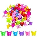 Mandalahuang Hair Clip, 100 Pcs Butterfly Hair Clips, Pastel, Rainbow, Mini Hair Clip for Girls Beauty & Personal Care Mandalahuang