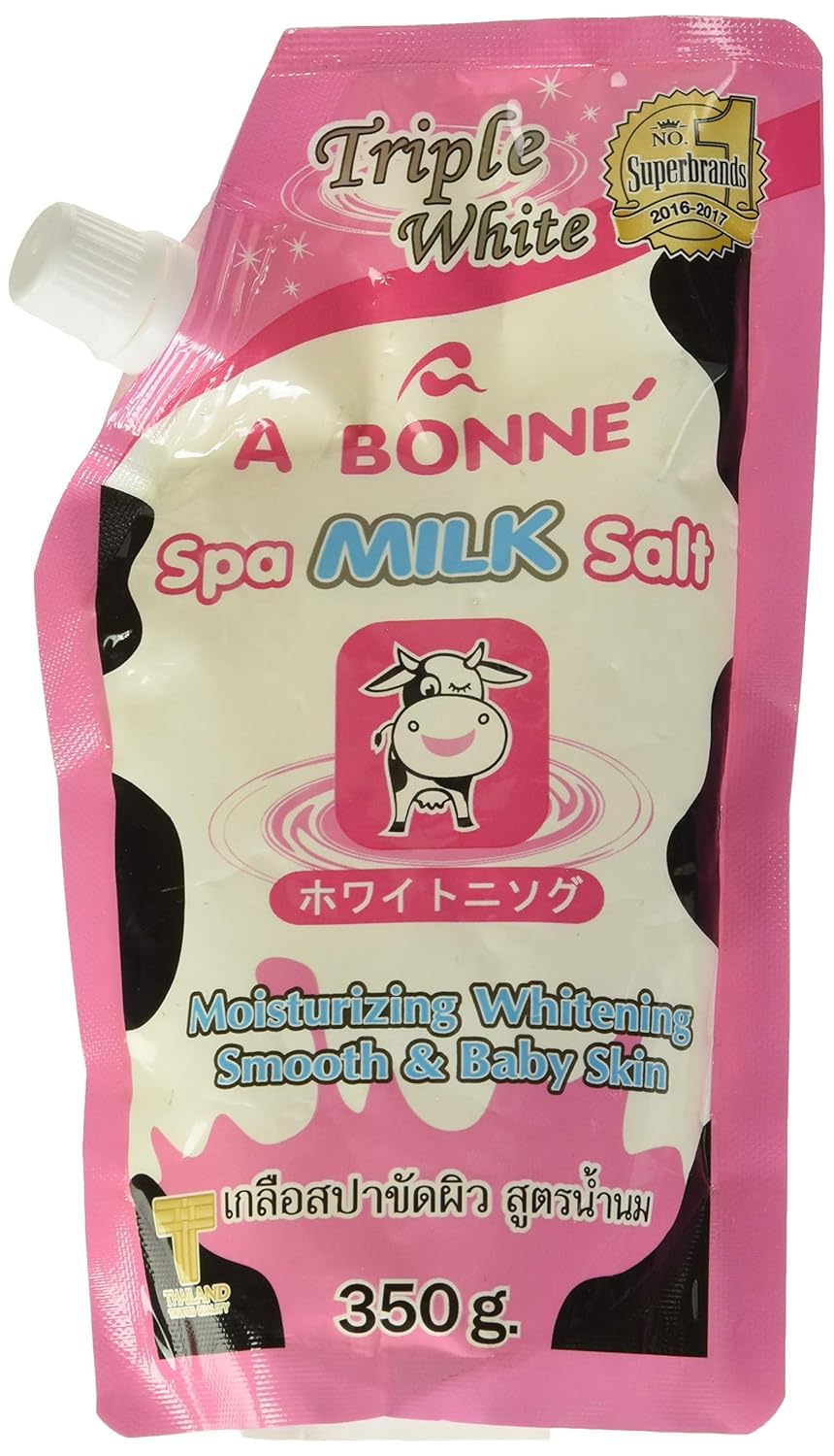 A Bonne Spa Milk Salt Moisturizes Whitens and Softens Skin 350g Beauty and Personal Care A Bonné