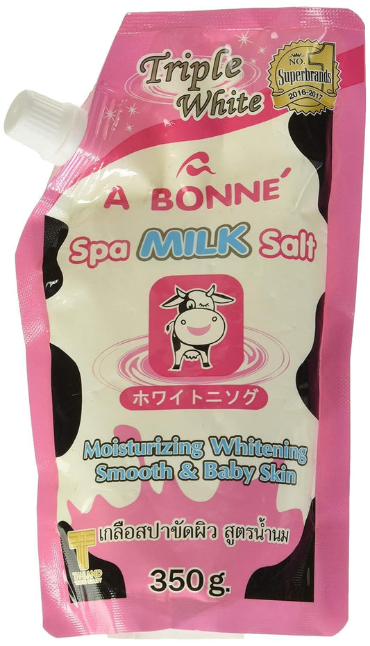 A Bonne Spa Milk Salt Moisturizes Whitens and Softens Skin 350g Beauty and Personal Care A Bonné