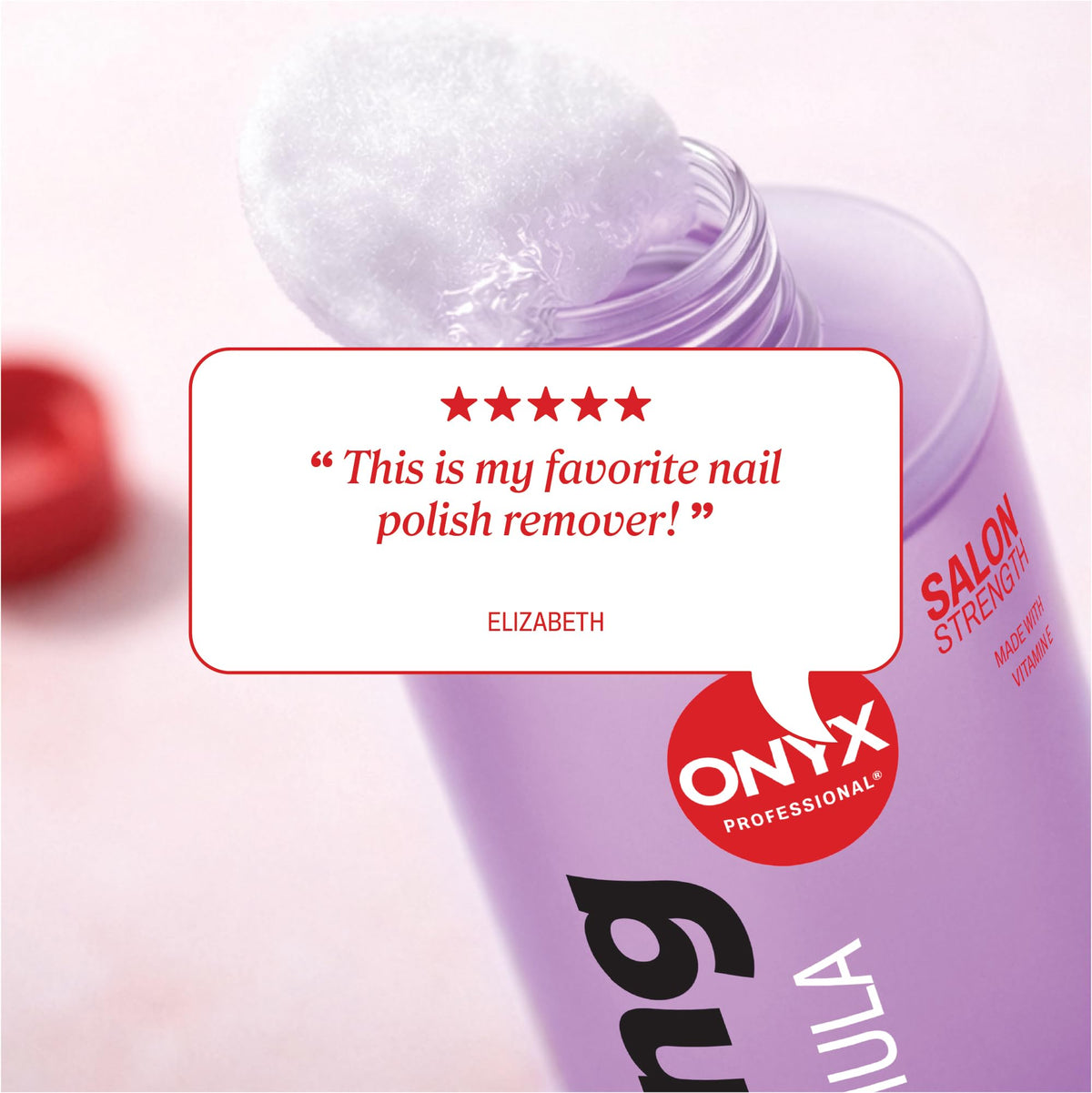 Onyx Professional Nail Polish Remover Kit with Nail File, Lavender 16 fl oz