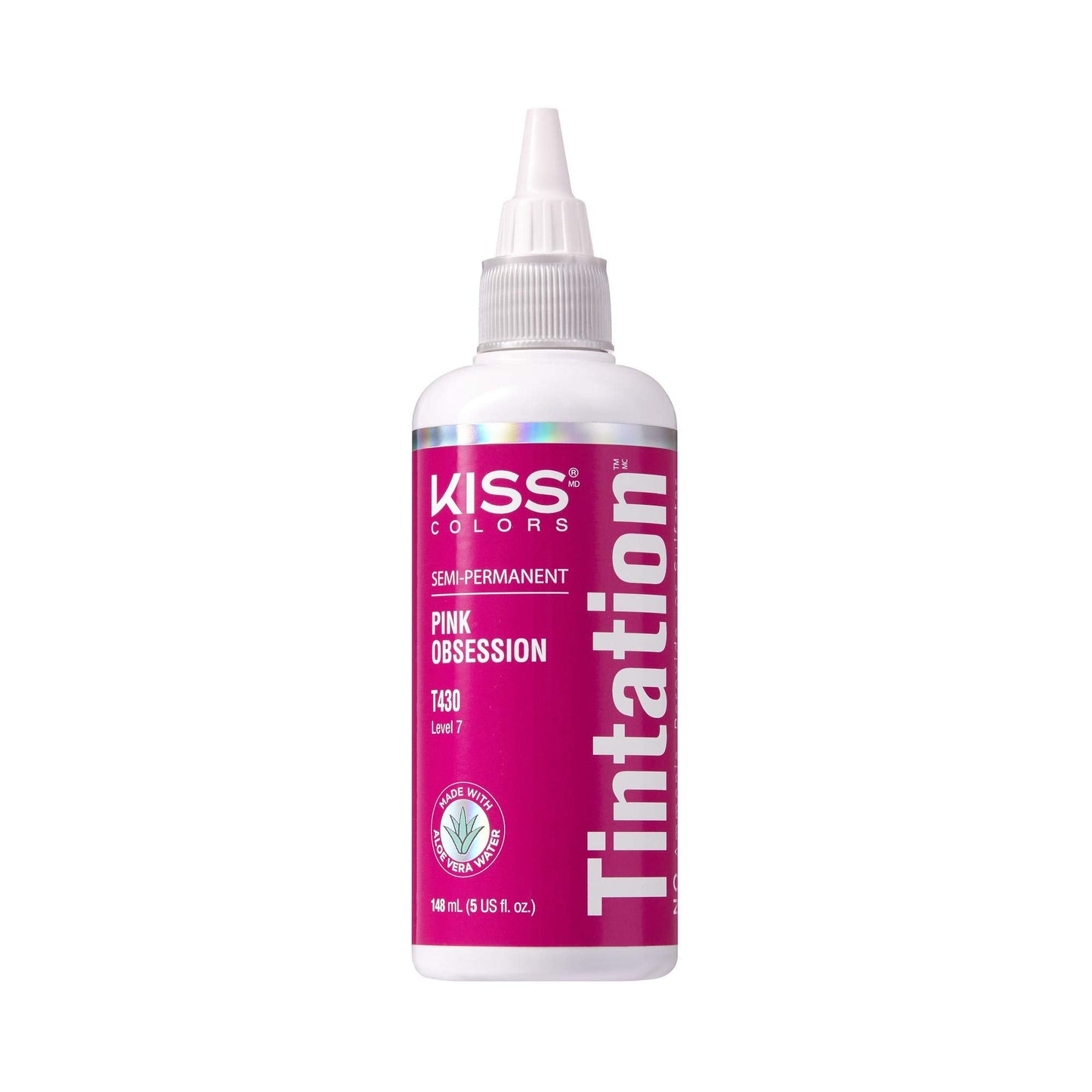 Red by Kiss Tintation Semi Permanent Hair Color, Aloe Vera Water Based, Argan Oil, Olive Oil, Collagen & Keratin, Long-Lasting Color Dye (Pink Beauty & Personal Care Red By Kiss