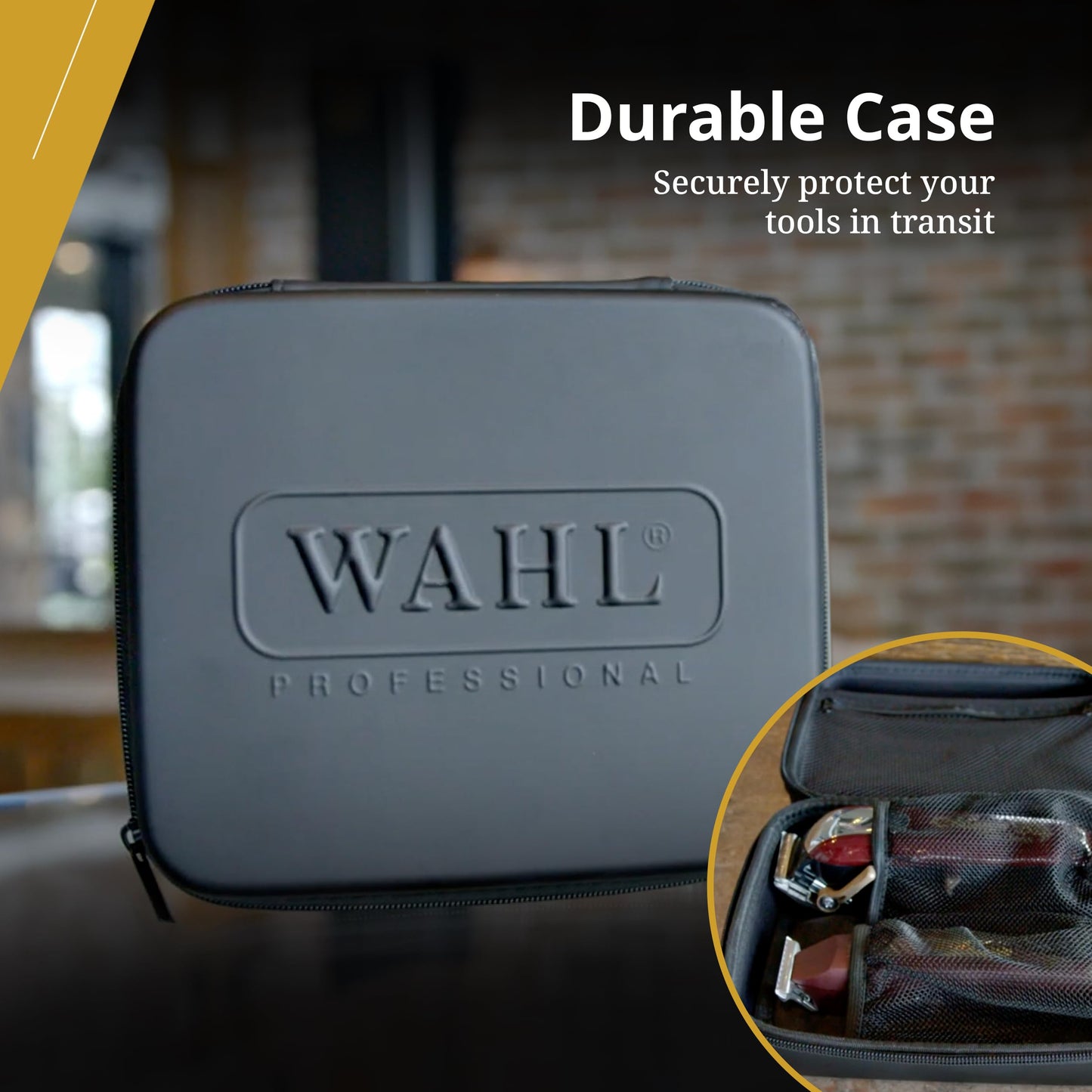 Wahl Professional Travel Storage Case Durable Compact With Secure Zipper For Grooming Tools Beauty & Personal Care Wahl Professional