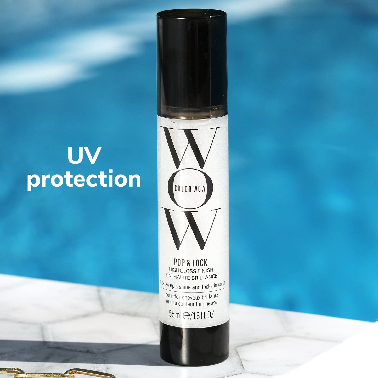 COLOR WOW Pop and Lock High Gloss Finish, Frizz Control Serum to Add Shine and Seal Split Ends Beauty and Personal Care COLOR WOW