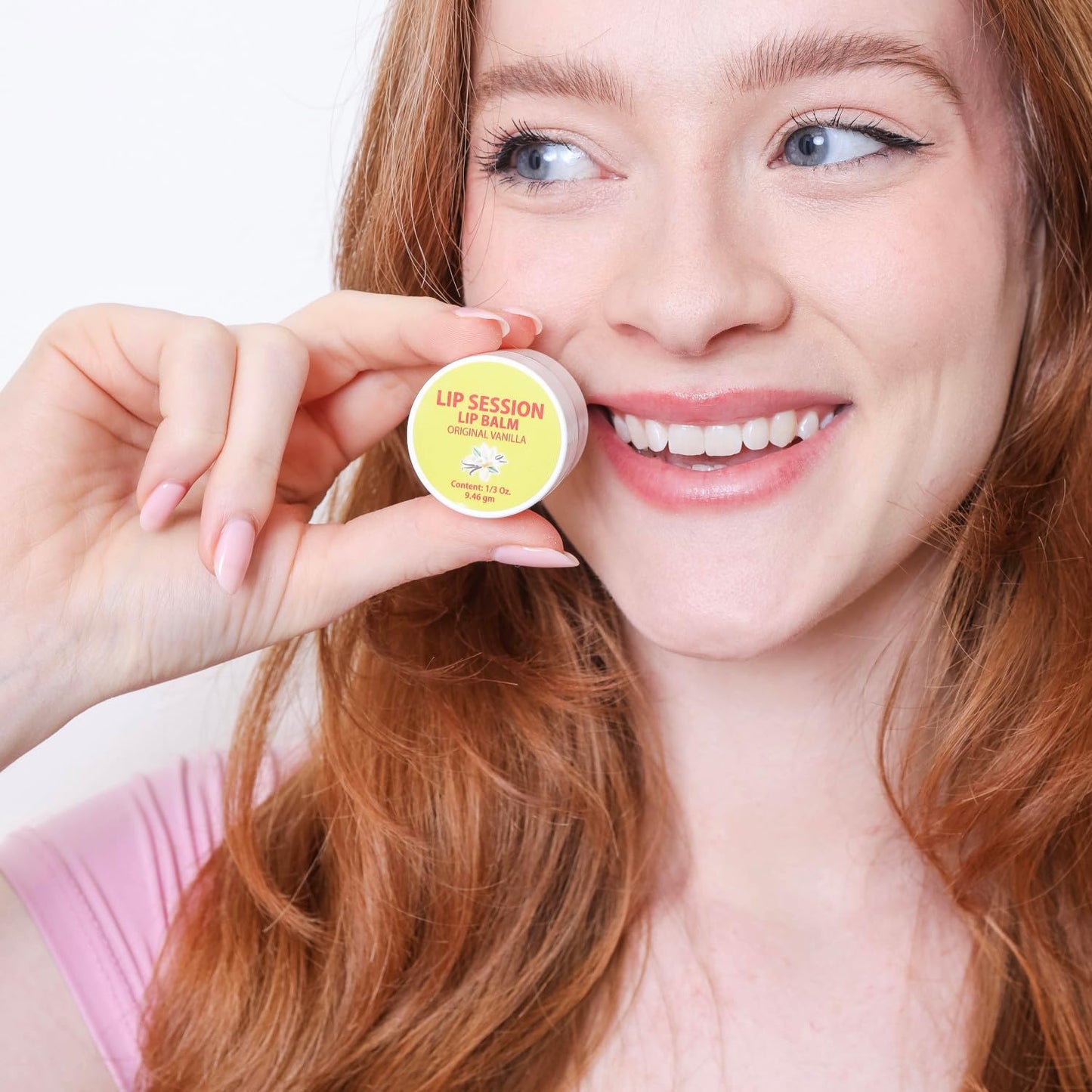 Lip Session Lip Balm Vanilla Original Flavor .33 Oz. Jars with Vitamin E & Cocoa Butter - Moisturizes & Soothes Dry, Cracked, or Chapped Lips (2 Pack) Beauty and Personal Care E. Burnham