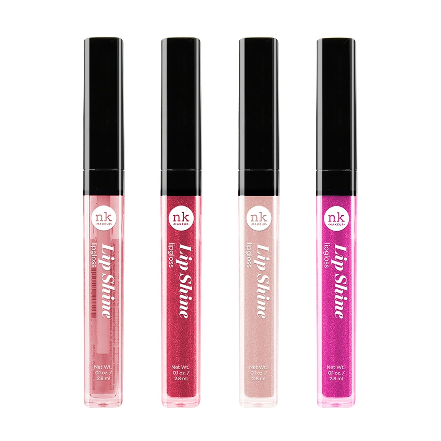 NICKA K NEW YORK Lip Shine, Cosmetics, vibrant colors, bright colors, shining lips, lip shine, long lasting, Multi Pack Colors (AMZ273) Beauty & Personal Care NICKA K NEW YORK