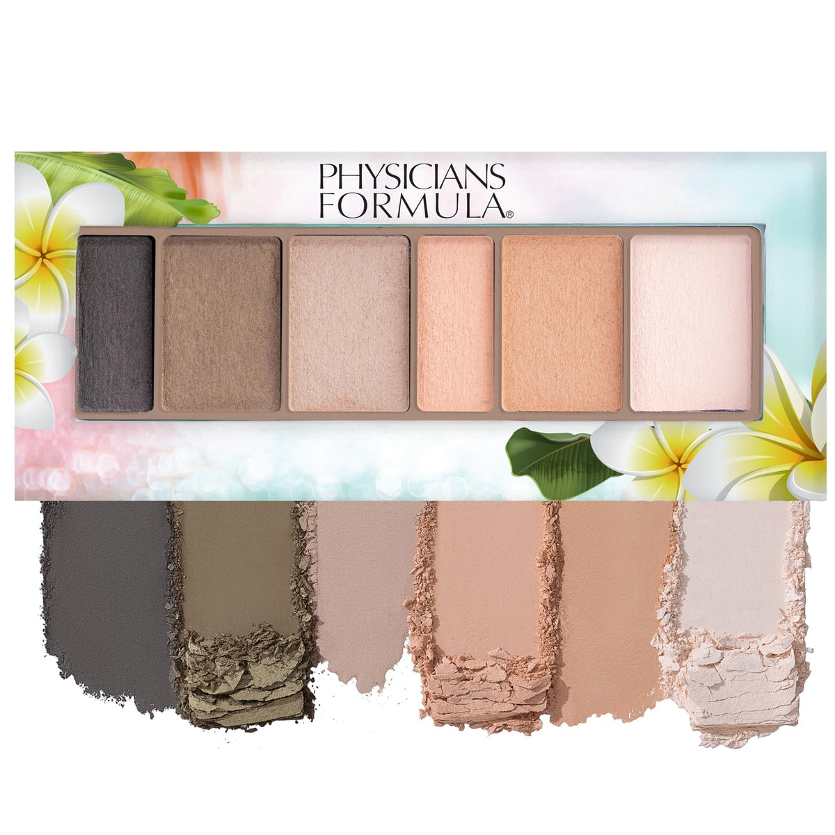 Eyeshadow Palette By Physicians Formula Matte Monoi Butter Eyeshadow Natural Matte Blushed Nudes, For Sensitive Skin, Hypoallergenic, Nourishing