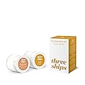 Three Ships - Lip Treatment Kit | Buttercream Lip Mask + Vanilla Lip Exfoliator | Smooth, Nourish, Plump | Cruelty-Free, Vegan, Paraben-Free Beauty & Personal Care Three Ships