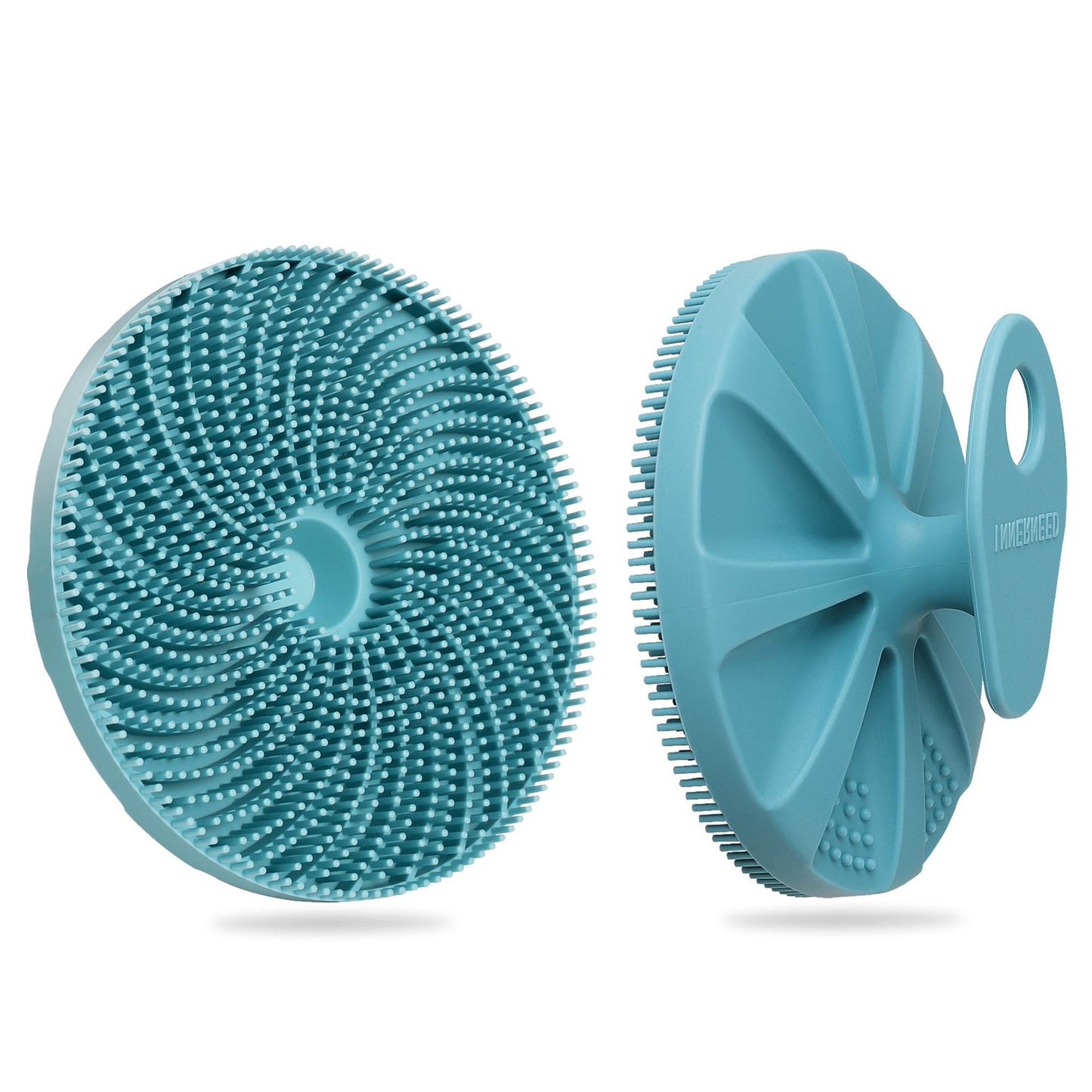 INNERNEED® More Hygienic Silicone Body Scrubber Exfoliating & Massaging Shower Brush, Bathing Tool, for All Skin Types, Lathers Well, Longer Service Beauty & Personal Care INNERNEED