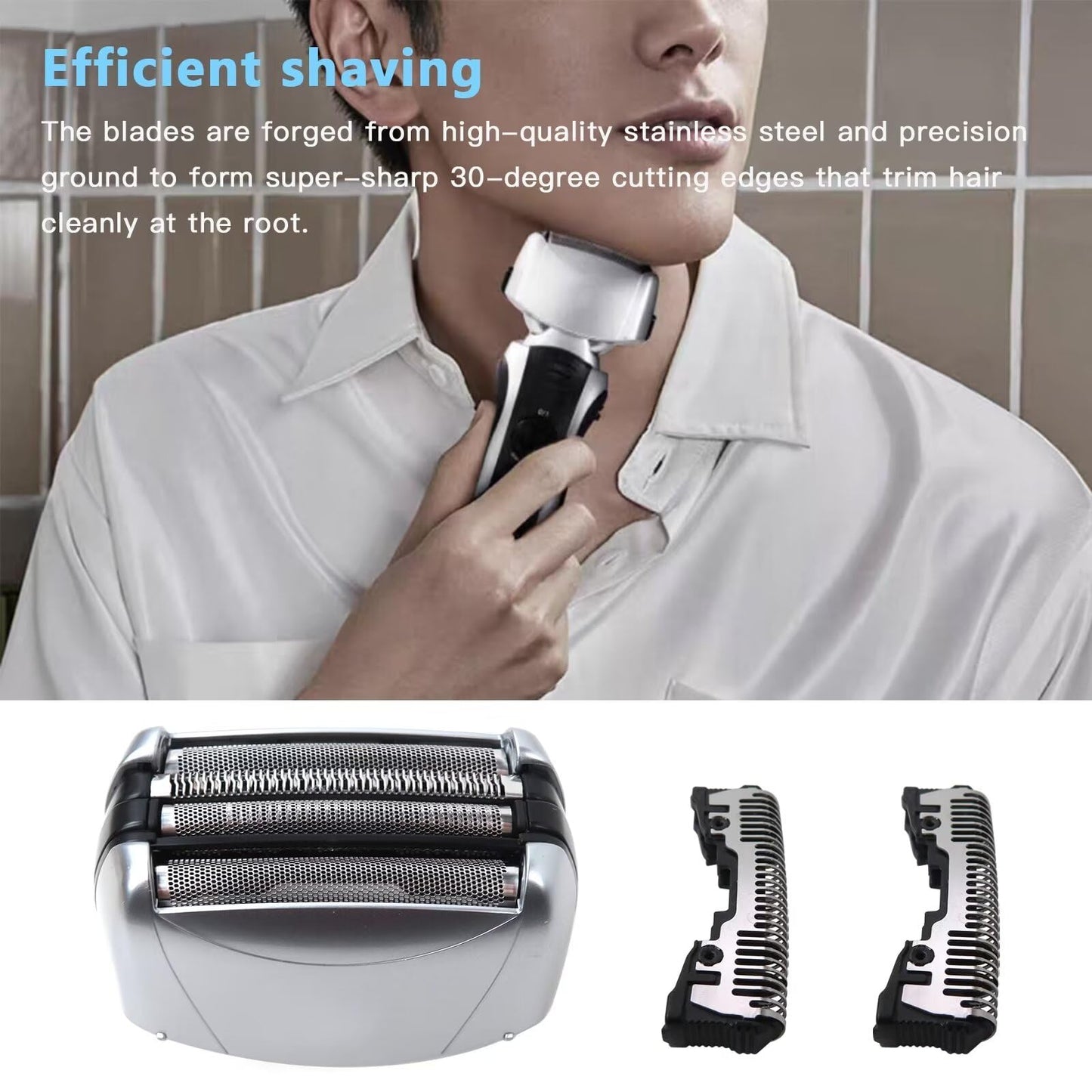 a-rc4 Shaver Foil &Inner Blade (Cutters) ES8243AA WES9020PC ES8243(A), ES8249, ES8343A, ES8349S, ES8249K Replacement for Panasonic a-rc4 shavers Beauty and Personal Care GruDawu