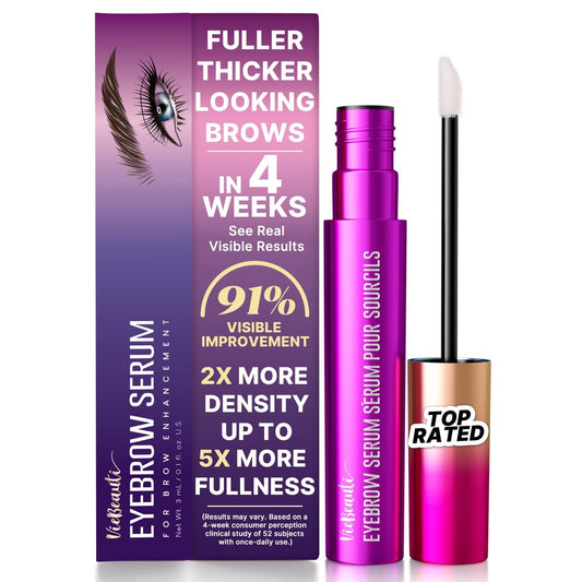 VieBeauti Eyebrow Growth Serum: Eyebrow Serum to Grow Brows with Advanced Formula to Boost Longer Fuller and Thicker Looking Eyebrows 3mL Beauty and Personal Care VieBeauti Default Title