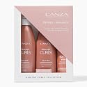 L'ANZA Healing Curls Trio Hair Kit, Curly Hair Shampoo and Conditioner with Curl Defining Styling Foam in a Gift Box, Luxury Hair Care Kit for Curly Beauty & Personal Care L’ANZA