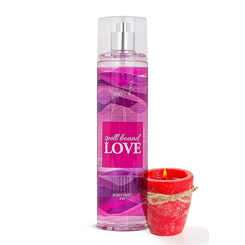 Spell Bound Love Body Spray for Women Luxury 8 oz Perfume Fragrance Mist & Sprays, Romantic Scented Gifts & Presents, Fine Mist Spray Bottle Beauty & Personal Care Freida and Joe