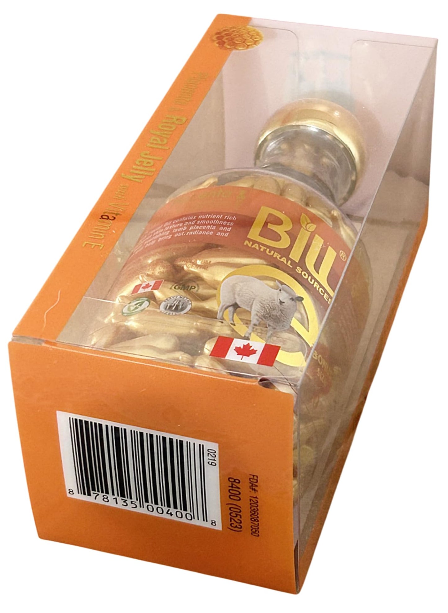 Lamb Placenta & Royal Jelly with Vitamin E Facial Oil, 200 Gelcaps, Bill Natural Sources Beauty & Personal Care Bill Natural Sources