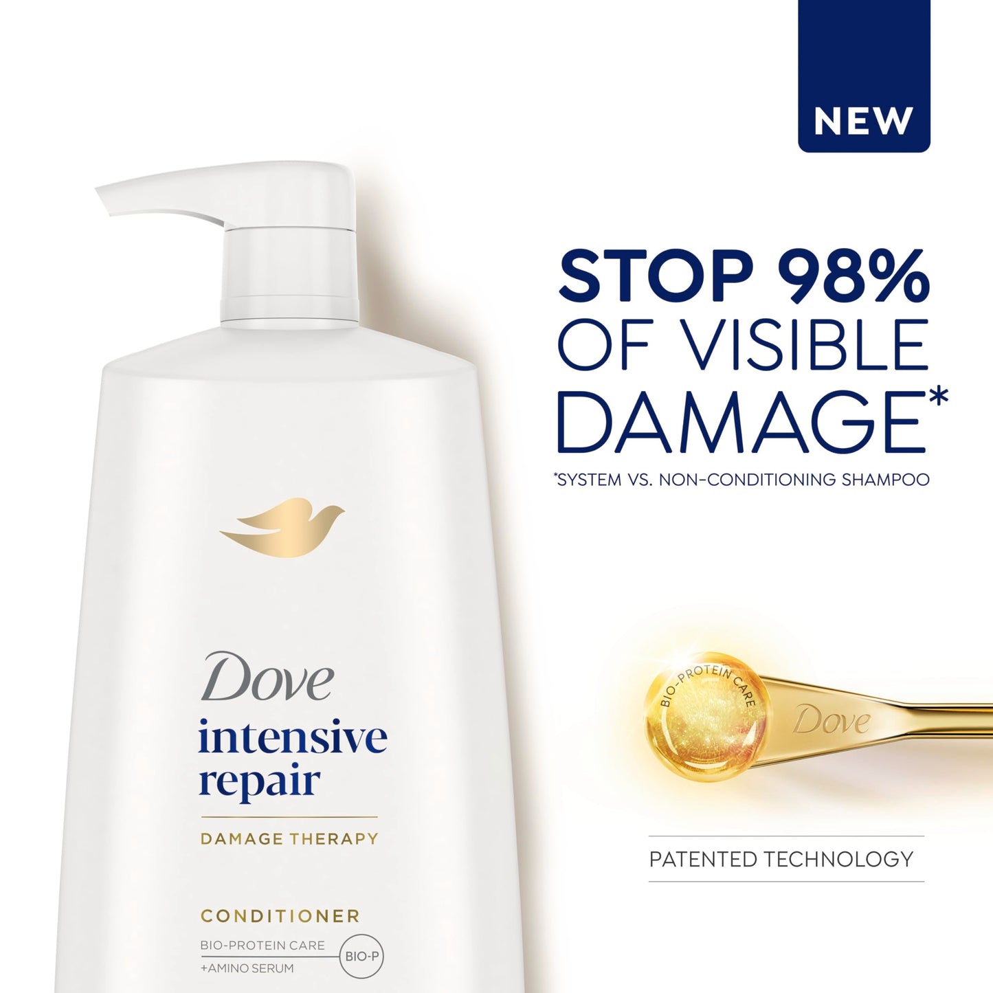 Dove Ultra Care Conditioner Intensive Repair for Damaged Hair Conditioner with Bio-Restore Complex 25.4 oz Beauty & Personal Care Dove