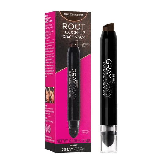 EVERPRO Gray Away Root Touchup Quick Stick, Black/Dark Brown, 0.1 Oz Beauty & Personal Care EVERPRO