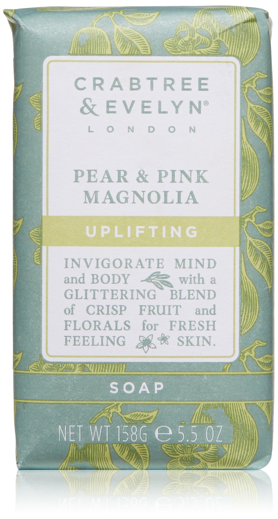 Crabtree & Evelyn Pear & Pink Magnolia Uplifting Soap, 5.5 oz Beauty & Personal Care Crabtree & Evelyn