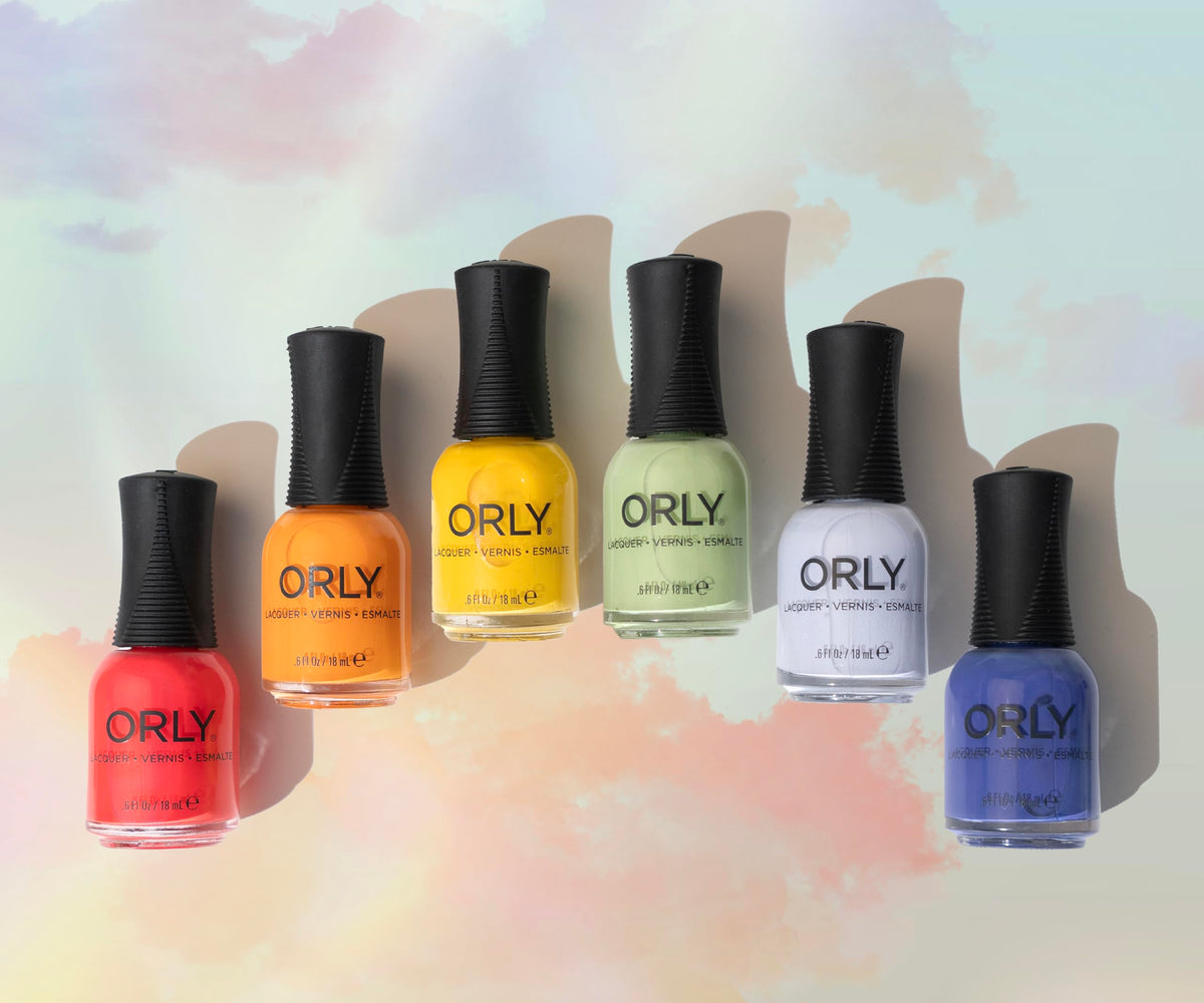 Orly Nail Polish 'Cloudscape' Collection | Bright Shimmer and Creme Nail Polishes for Summer 0.6fl oz (Field of Wonder)