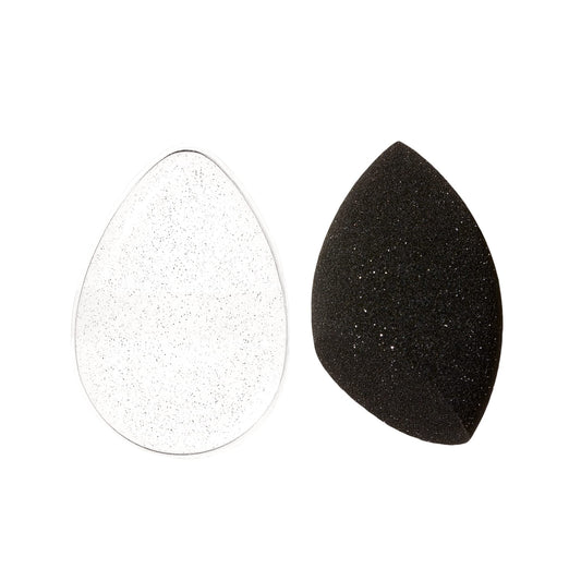 e.l.f. Silicone Blender Highlighting Sponge Duo, Sponge For Applying Face Makeup & Precision Sponge For Highlighter & Concealer, Vegan Beauty & Personal Care e.l.f.