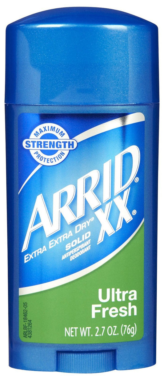 ARRID XX Ultra Fresh Solid Anti-perspirant and Unisex Deodorant, 2.7 Ounce Beauty and Personal Care Arrid