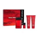 Perry Ellis Bold Red Gift Set: 3.4 fl oz eau de toilette,3 oz aftershave,3 oz shower gel,.25 fl oz travel mini - lime, parsley, mandarin, nutmeg Beauty & Personal Care Perry Ellis