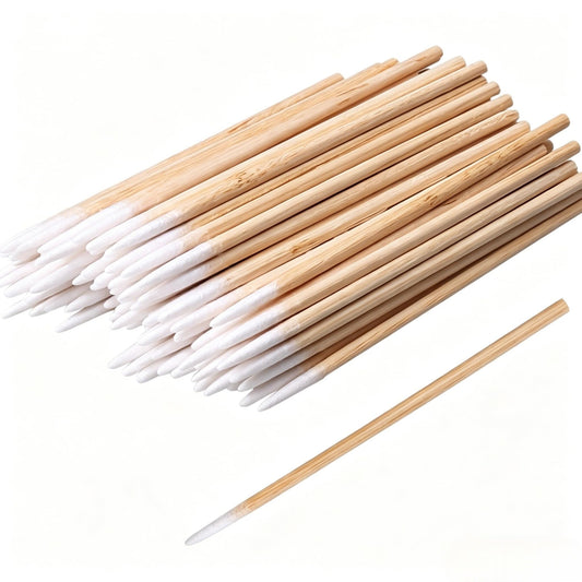 RIKWOG 400pcs Pointed Cotton Swabs, 7cm/2.75in Precision Microblading Cotton Swab Cotton Sticks Applicator for Eyebrow Tattoo Beauty Make-up Nail Beauty and Personal Care RIKWOG Default Title