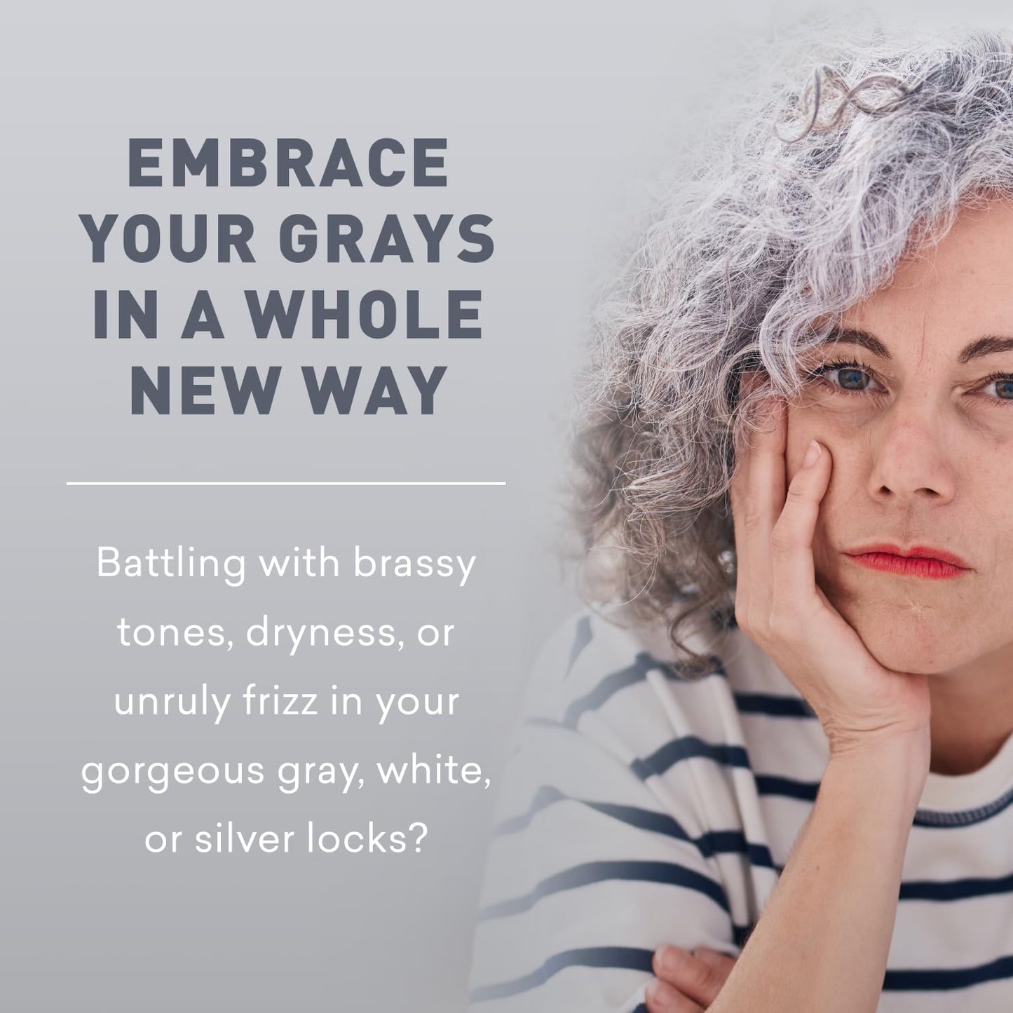 Just Nutritive Gray Hair Conditioner | Gray Hair Treatment | Just Natural Hair Care | Natural Conditioner 16 Oz. Beauty & Personal Care Just Nutritive