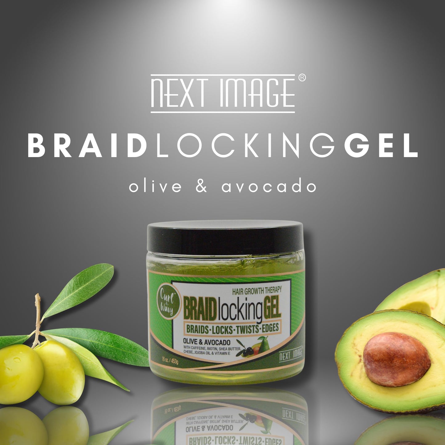 NEXT IMAGE - Braid Locking Gel [Olive & Avocado] Beauty & Personal Care NEXT IMAGE