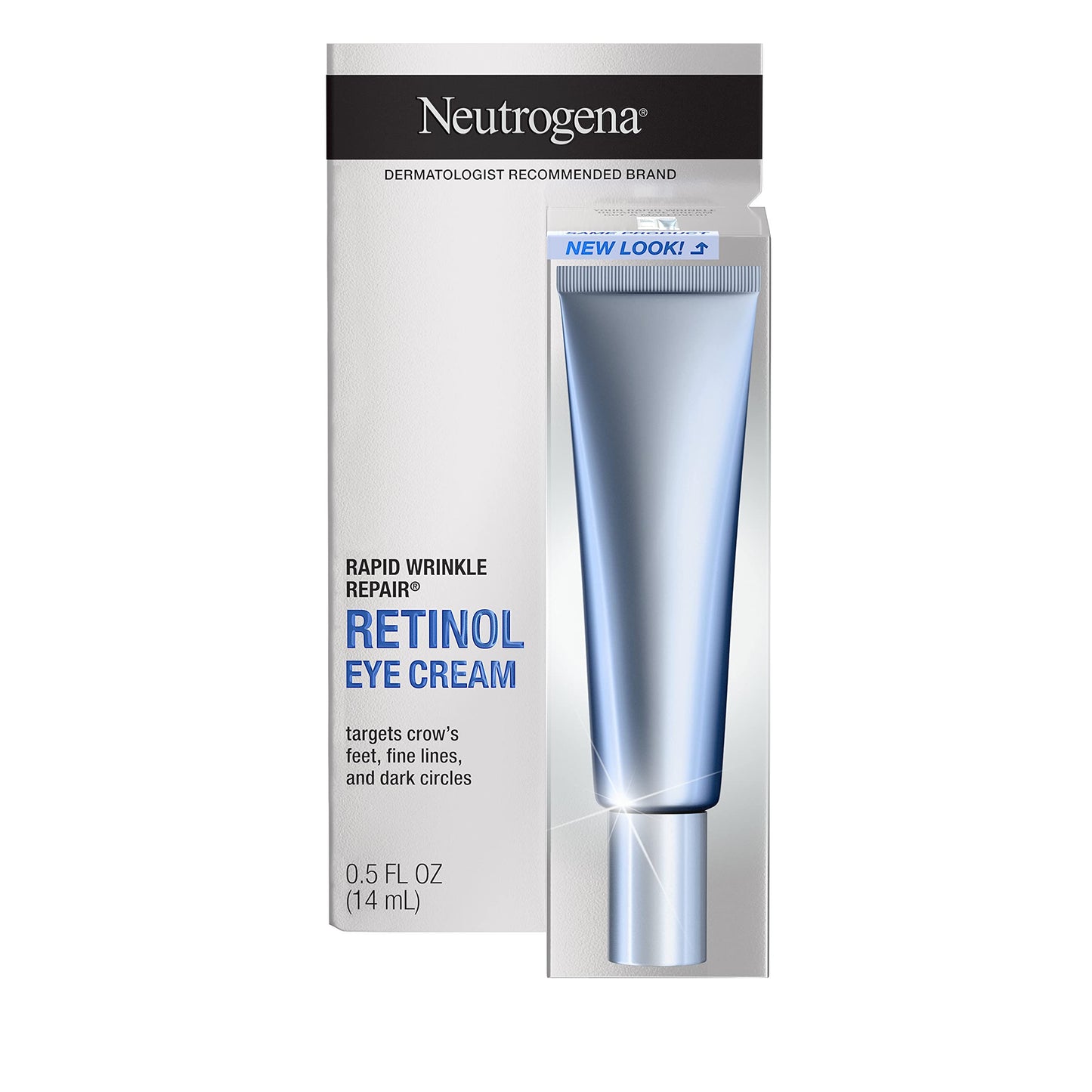 Neutrogena Rapid Wrinkle Repair Retinol Anti-Wrinkle Eye Cream for Dark Circles, Daily Eye Wrinkle Cream with Hyaluronic Acid & Retinol, Paraben-Free Beauty & Personal Care Neutrogena