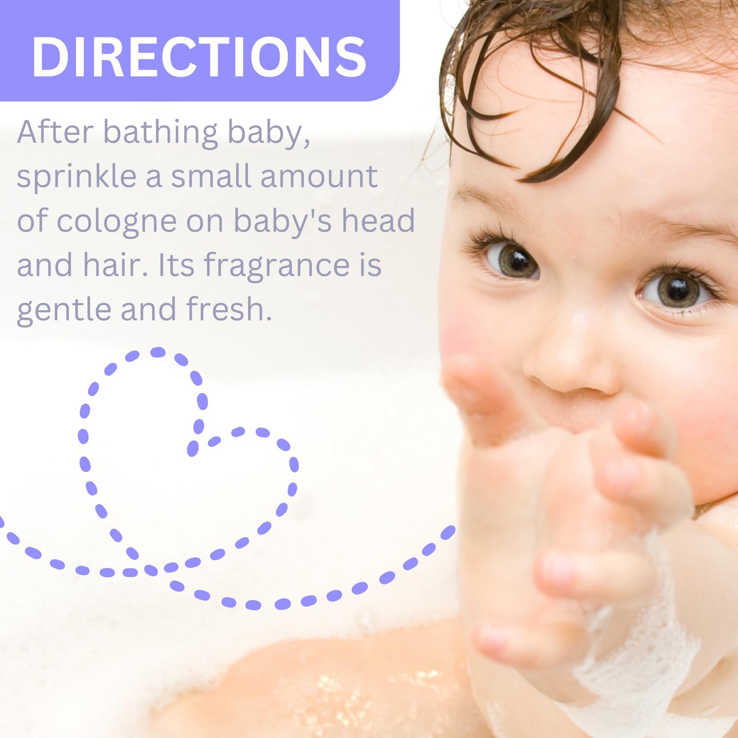 Para Mi Bebe 3 Baby Cologne 8.3 oz./250 ml (Violet) Beauty & Personal Care Para Mi Bebe