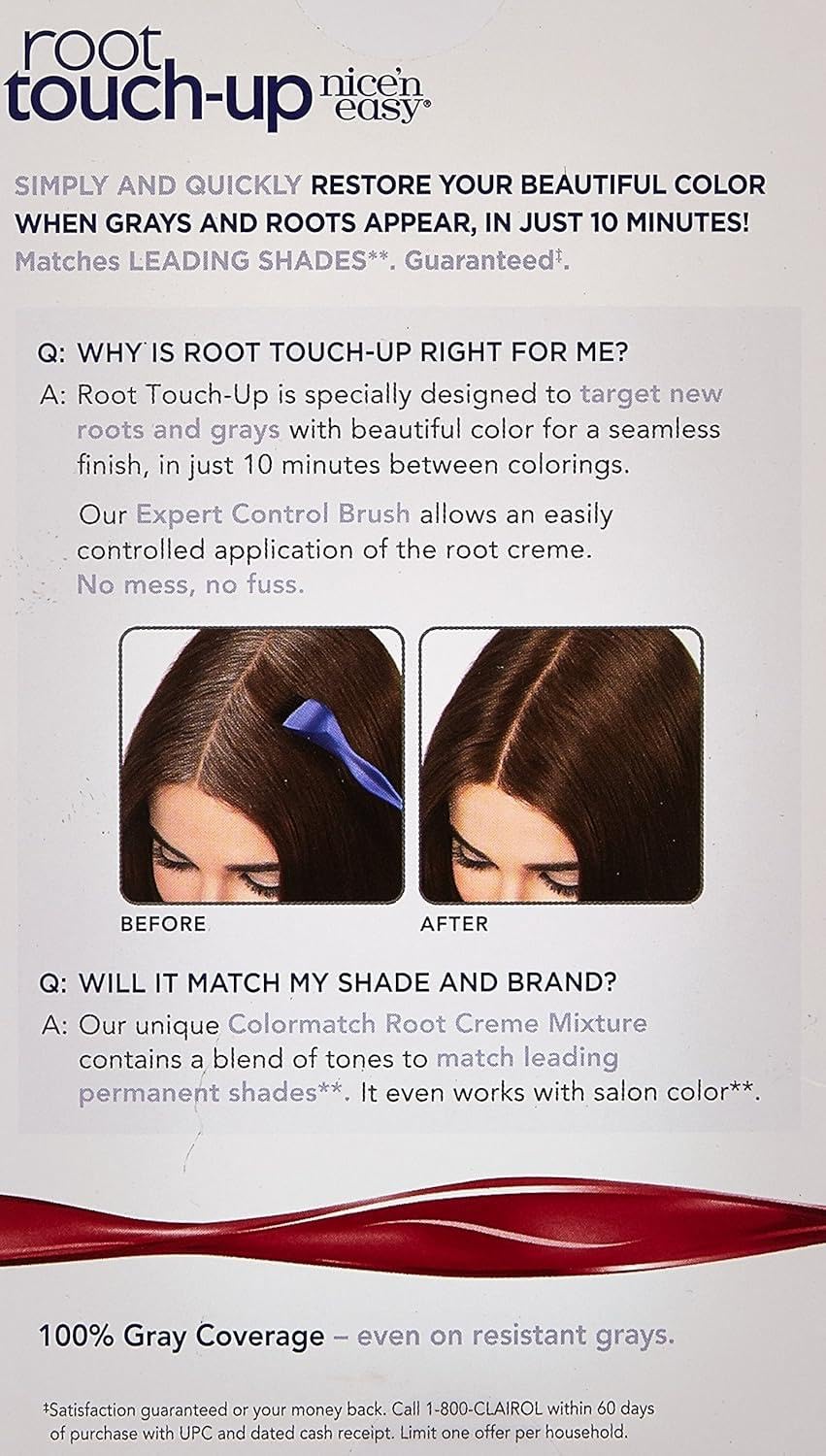 Nice 'n Easy Root Touch-Up, Medium Ash Brown [5A] 1 ea (Pack of 2) Beauty & Personal Care NICE 'N EASY
