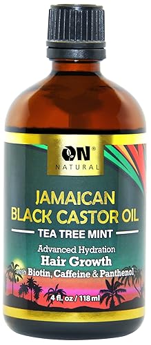 Jamaican Black Castor Oil [Tea Tree Mint] 4 oz Beauty & Personal Care On Natural