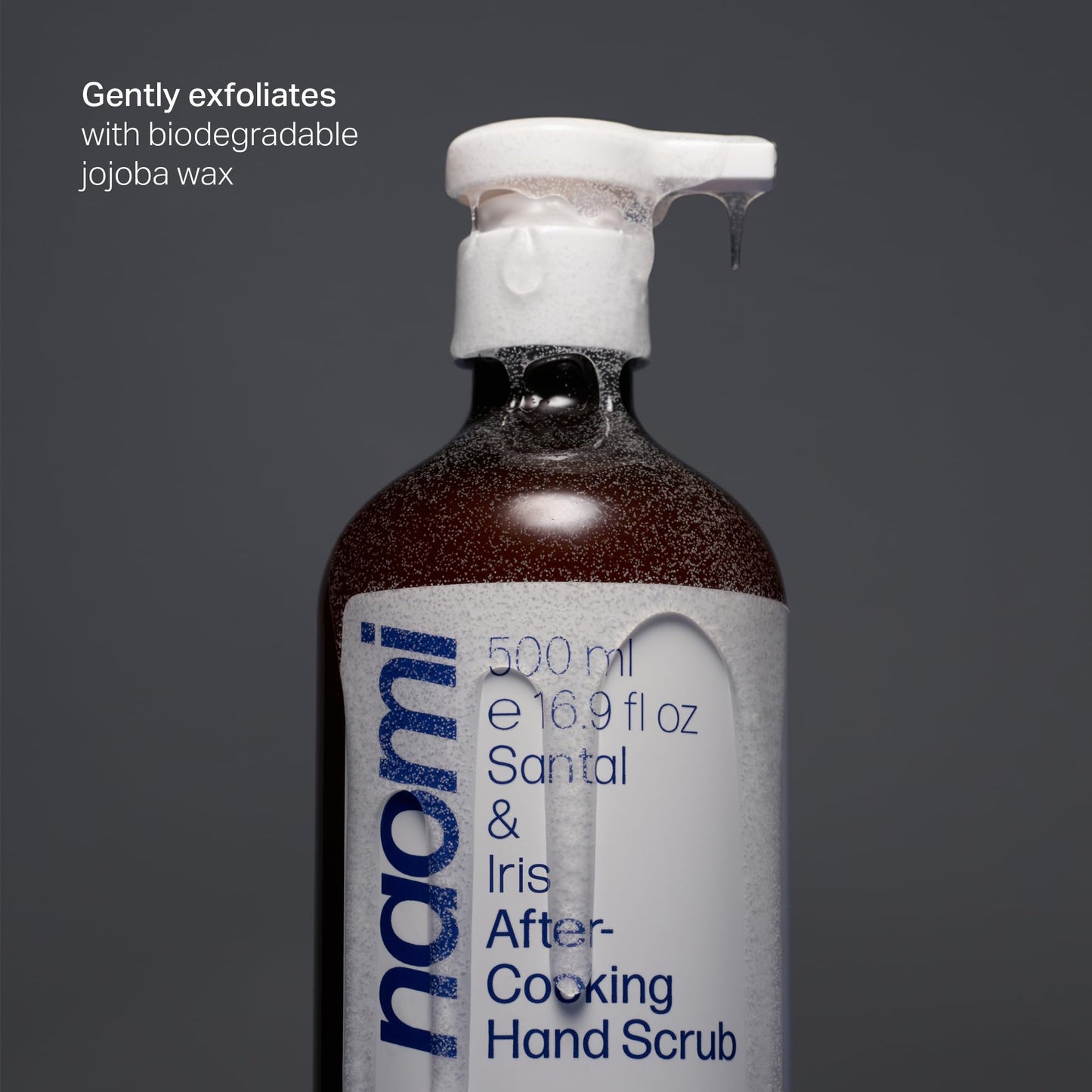 Naomi After-Cooking Hand Scrub | Odor Neutralizing Exfoliating Hand Wash for Kitchen | Removes Garlic Seafood Smells | Gentle Non-Drying Jojoba Hand Beauty & Personal Care Naomi Cooking