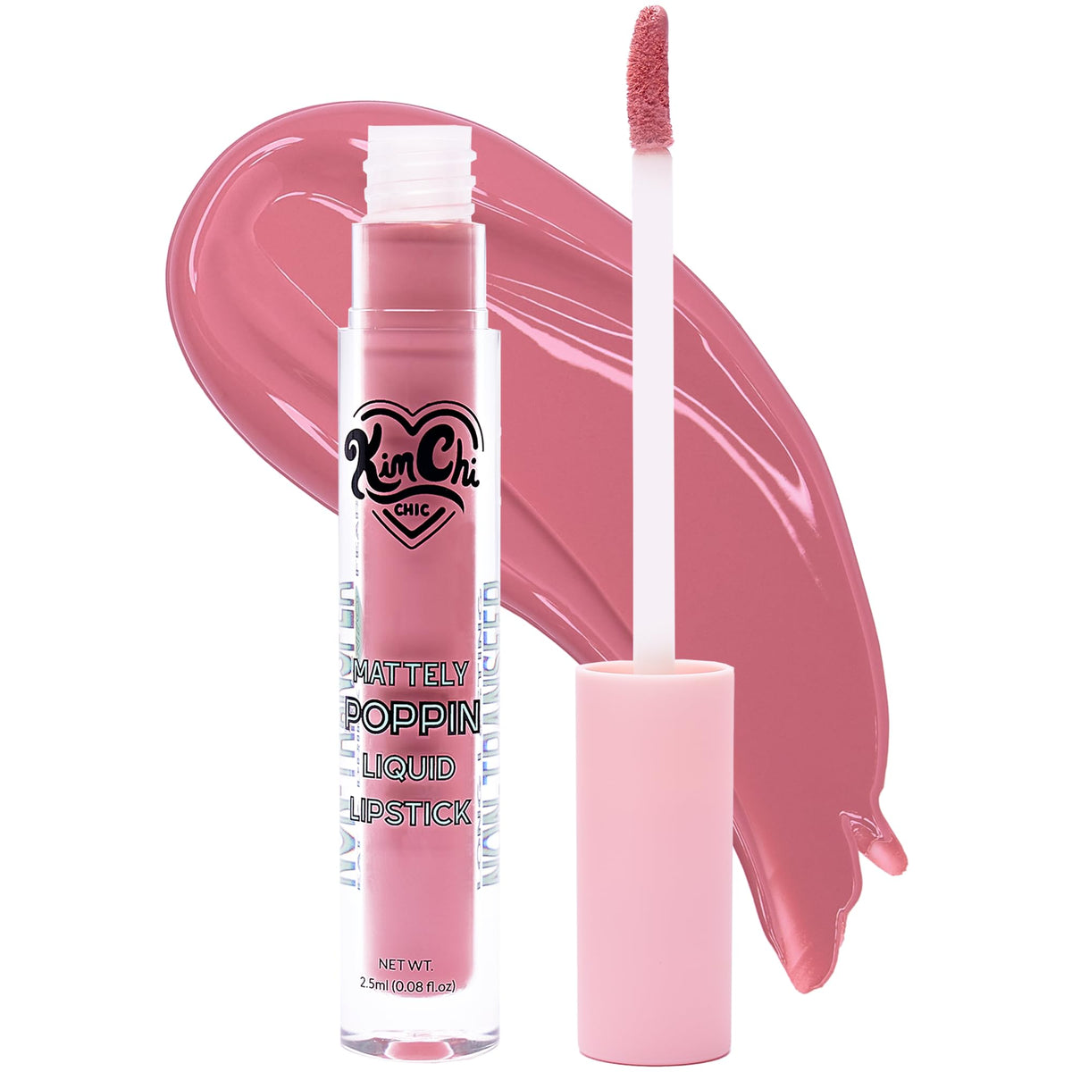 Kimchi Chic Beauty Mattely Poppin Liquid Matte Lipstick, Long Lasting