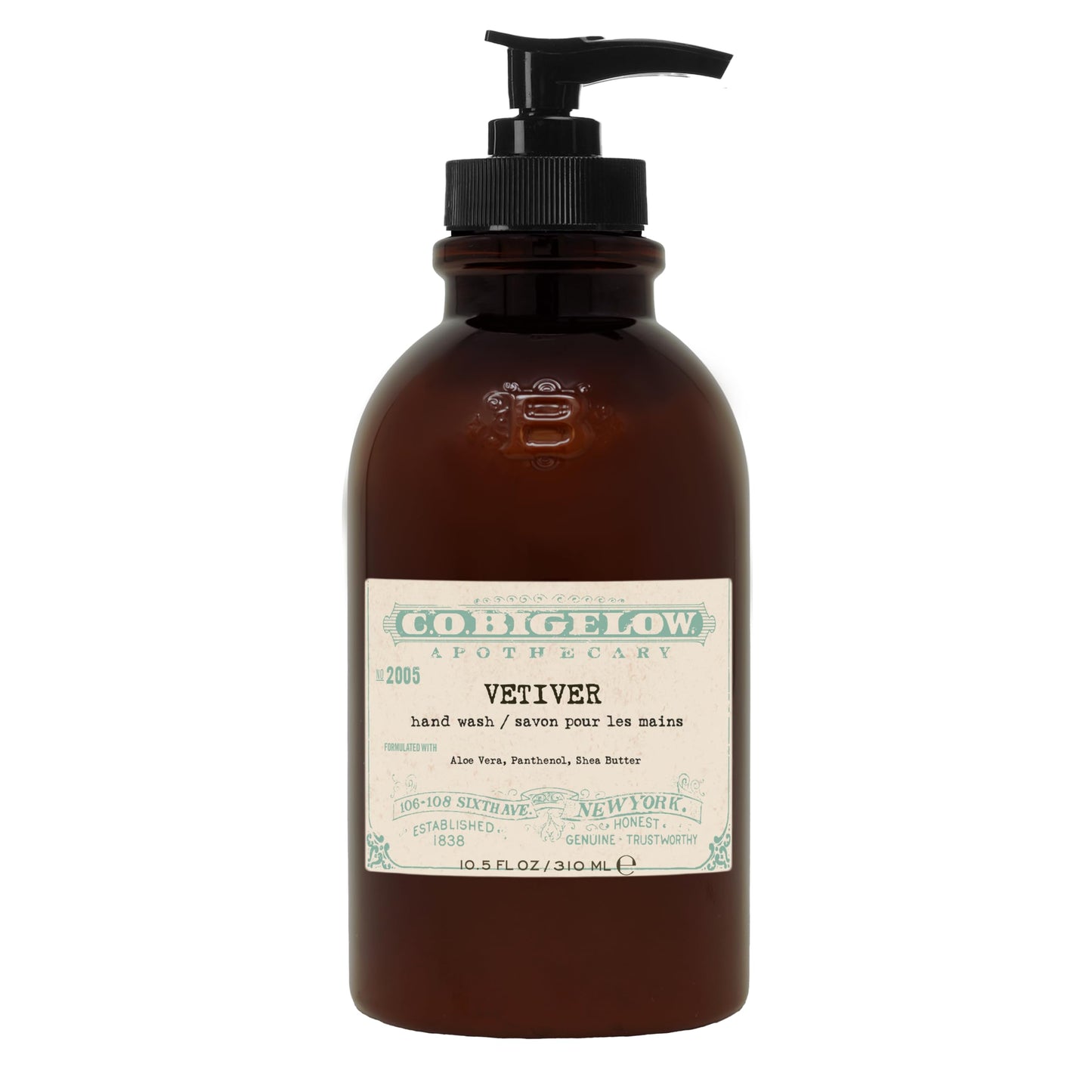 C.O. Bigelow Iconic Collection Vetiver Hand Wash, Scented Hand Soap with Aloe Vera and Shea Butter, 10.5 fl oz Beauty & Personal Care C. O. Bigelow