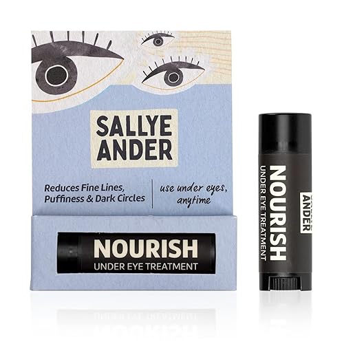 SALLYEANDER Nourish Under Eye Treatment - Soothing Stick for Dark Circles and Puffiness - Hydrating Shea, Cupuacu and Cocoa Butter - Gently Restore Beauty & Personal Care SALLYEANDER
