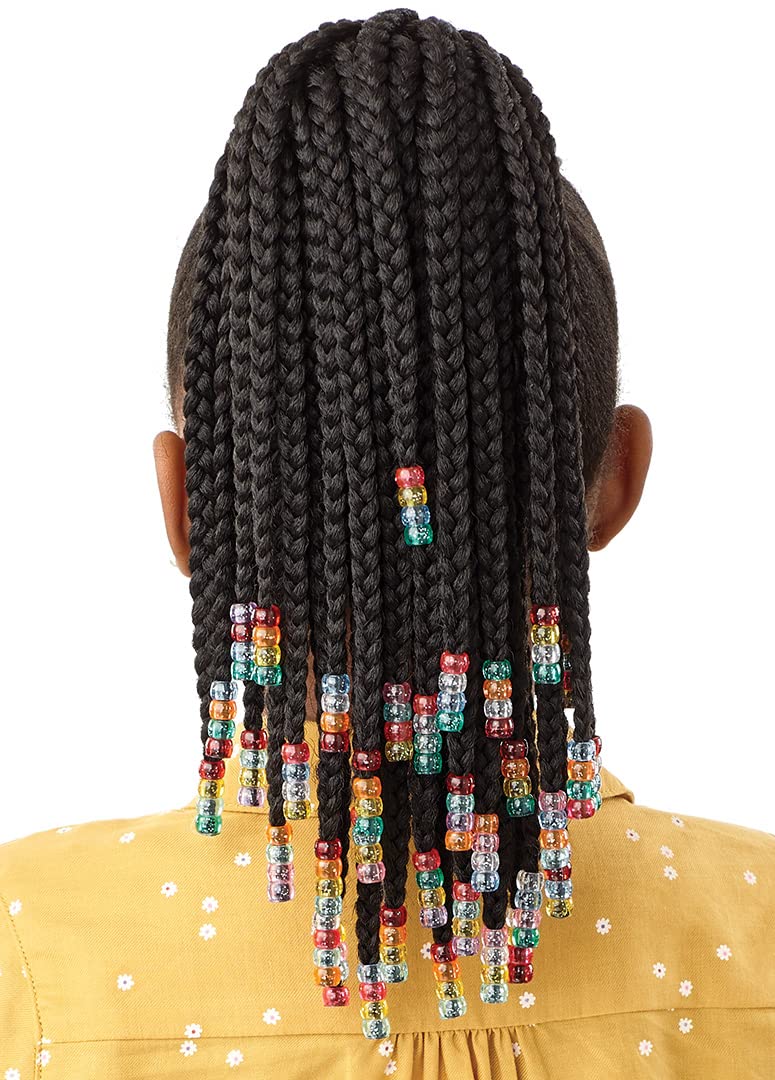 Outre Lil Looks Drawstring Ponytail - BEADED BOX BRAIDS 12" (2)