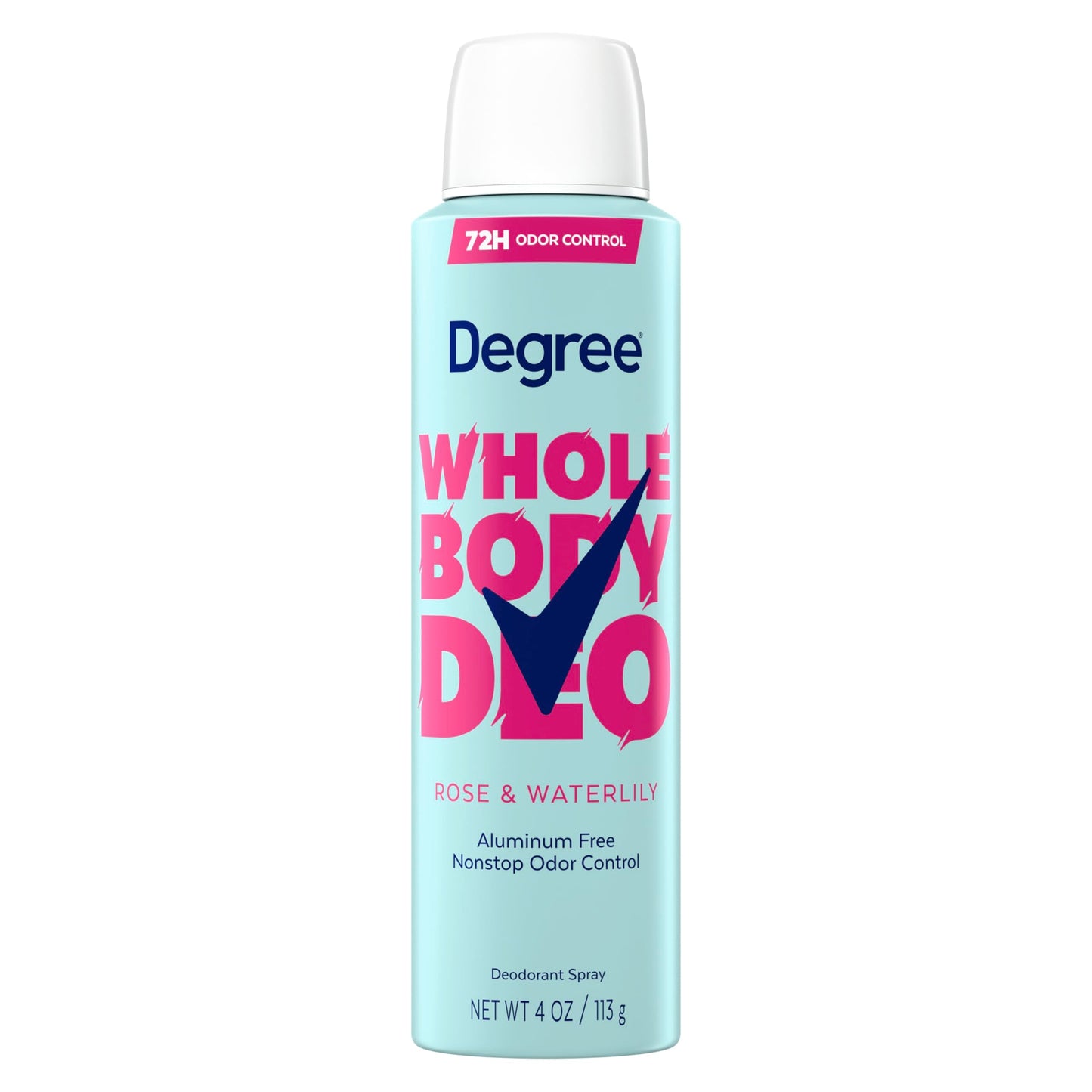 Degree Women Whole Body Deodorant Spray, Rose & Waterlily Scent, Aluminum Free 72H Odor Protection 4 oz Beauty and Personal Care Degree