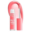 NYX PROFESSIONAL MAKEUP This Is Milky Gloss, Vegan Lip Gloss, 12 Hour Hydration - Moo-dy Peach (Sheer Coral) Beauty & Personal Care NYX PROFESSIONAL MAKEUP