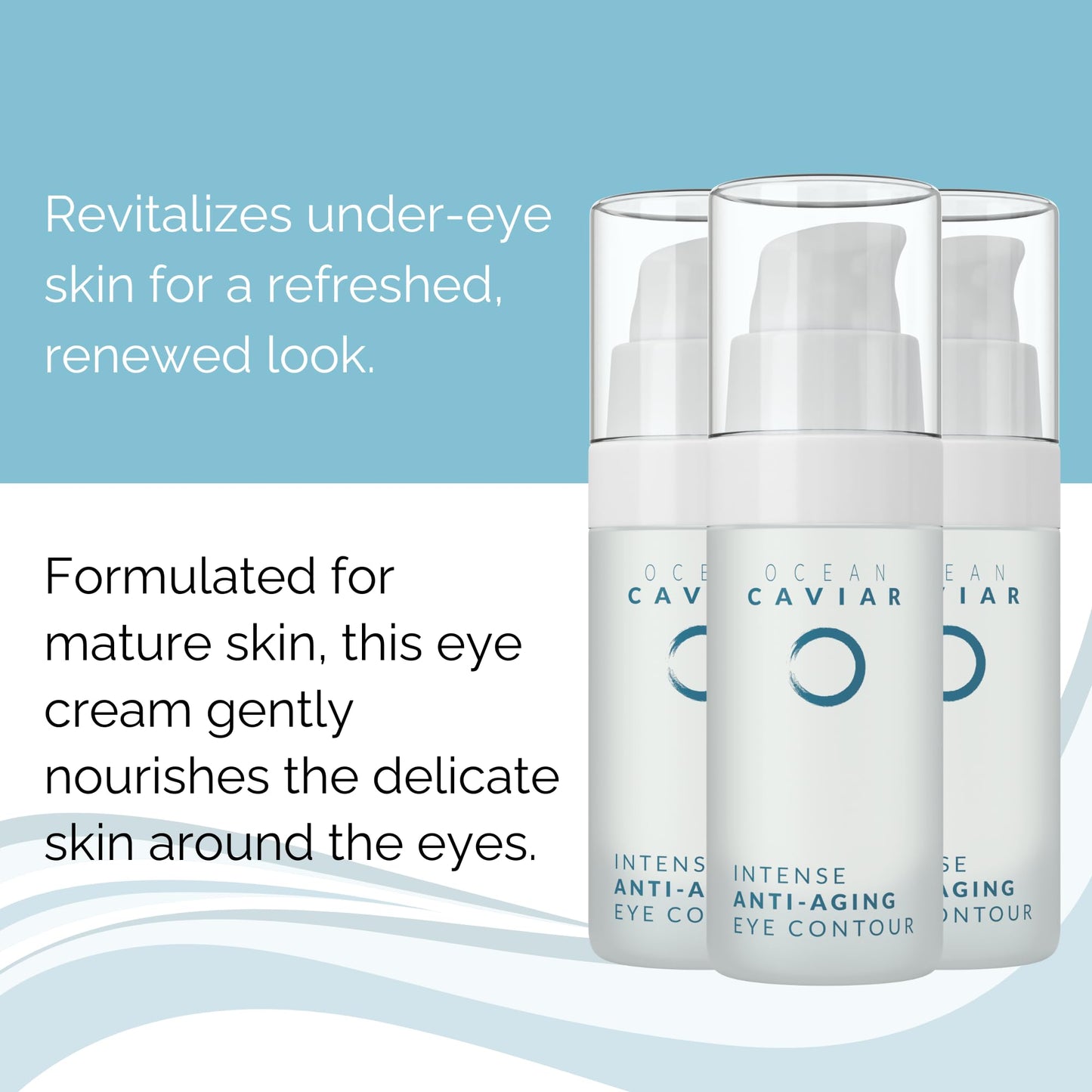 Noche Y Dia Caviar Eye Contour for Mature Skin - Made in Spain - Anti Aging Cream with Hyaluronic Acid - Targets Wrinkles, Bags, Puffiness, Circles Beauty & Personal Care Noche Y Dia