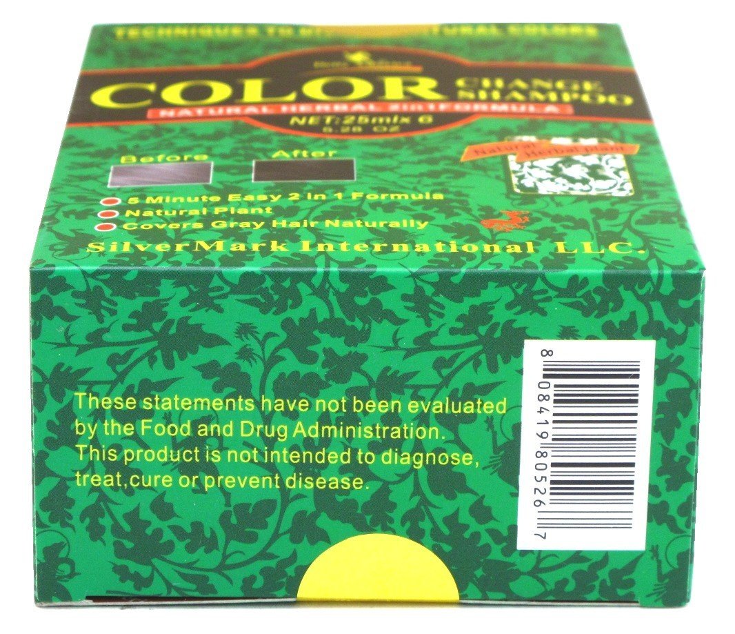 Deity Shampoo Color Change Kit Natural Herbal 2N1 Black (Pack of 2) Beauty & Personal Care Deity America