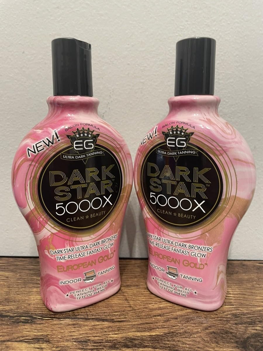 European Gold Dark Star 5000X Indoor Tanning Lotion for Tanning beds, 12 fl oz Beauty & Personal Care European Gold