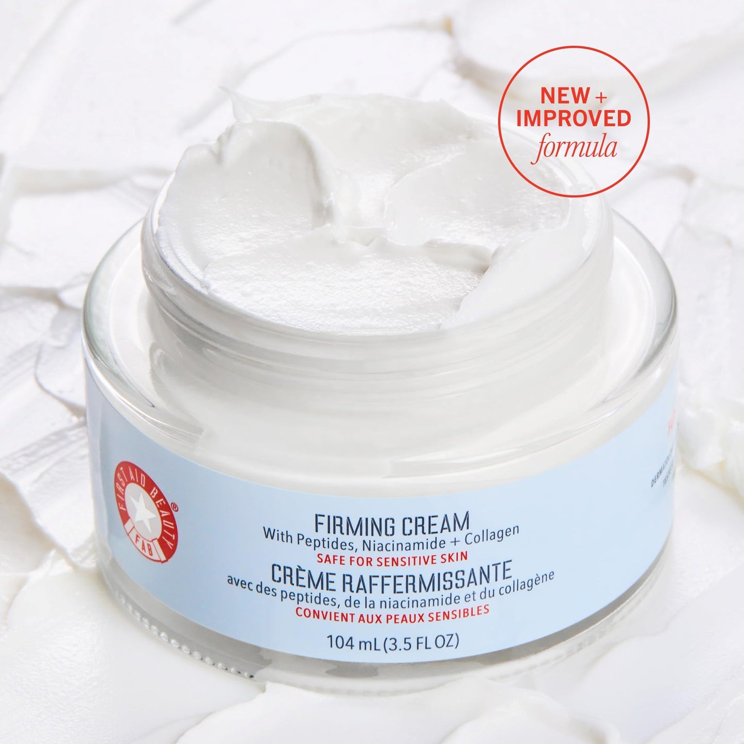First Aid Beauty Firming Collagen Cream with Collagen, Peptides and Niacinamide - Day + Night Anti-Aging Face Moisturizer - 1.7 fl oz Beauty & Personal Care First Aid Beauty