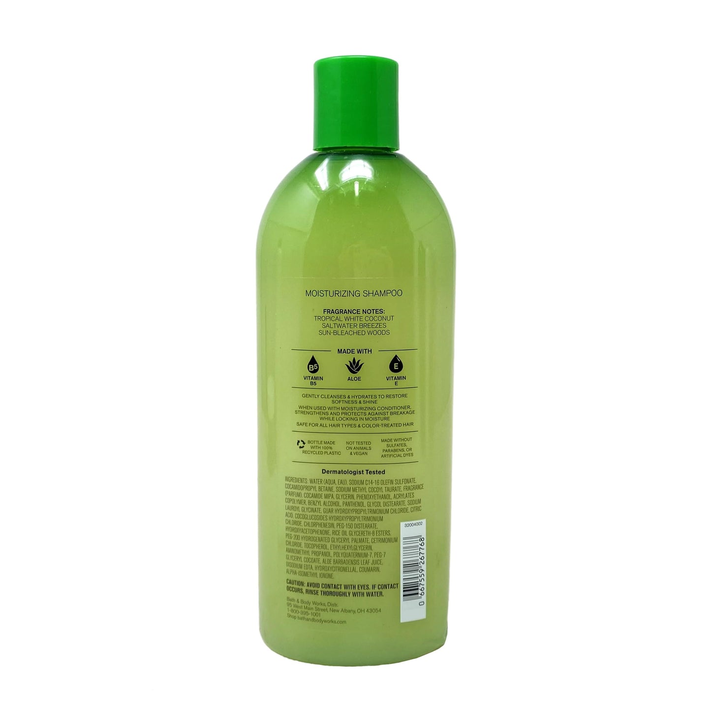 Bath & Body Works Waikiki Beach Coconut - Moisturizing Shampoo and Moisturizing Conditioner with a Himalayan Salts Springs Sample Soap Beauty & Personal Care Bath & Body Works