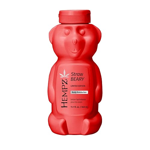Hempz Limited Edition Strawbeary Body Moisturizer, Hydrating and Nourishing Lotion, Cute Fall Bear, Giftable for Women and Teens, 11.7 oz. Beauty & Personal Care Hempz
